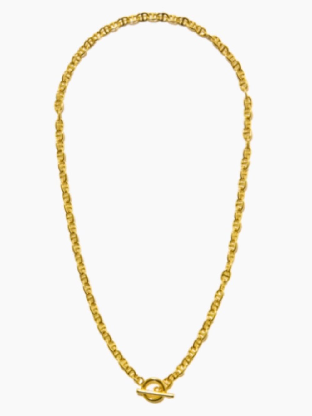 No Tarnish 18k Gold Plated SAHIRA JEWELRY Taylor Toggle Chain